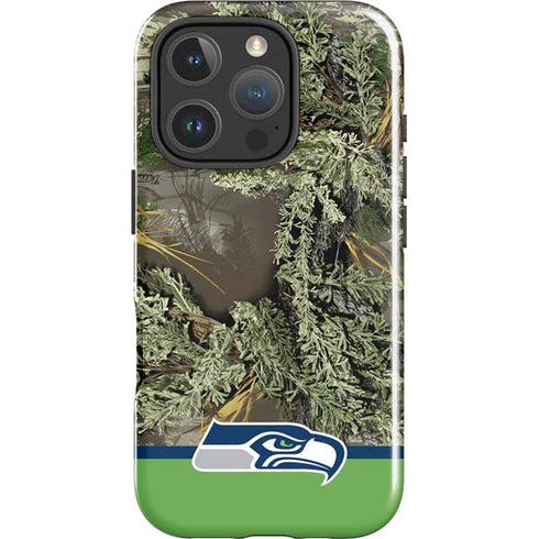 NFL Realtree Camo Seattle Seahawks iPhone 16 Pro Impact Case