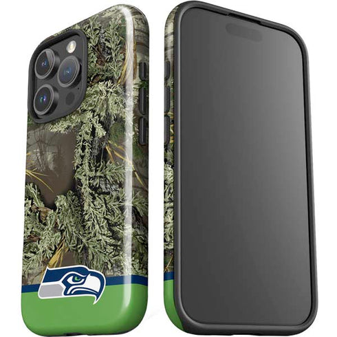 NFL Realtree Camo Seattle Seahawks iPhone 16 Pro Max Impact Case