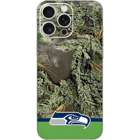 NFL Realtree Camo Seattle Seahawks iPhone 16 Pro Max Skin