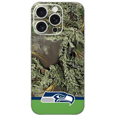 NFL Realtree Camo Seattle Seahawks iPhone 16 Pro Skin