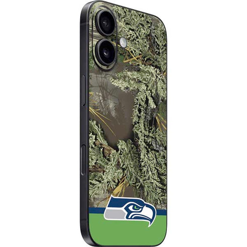 NFL Realtree Camo Seattle Seahawks iPhone 16 Skin