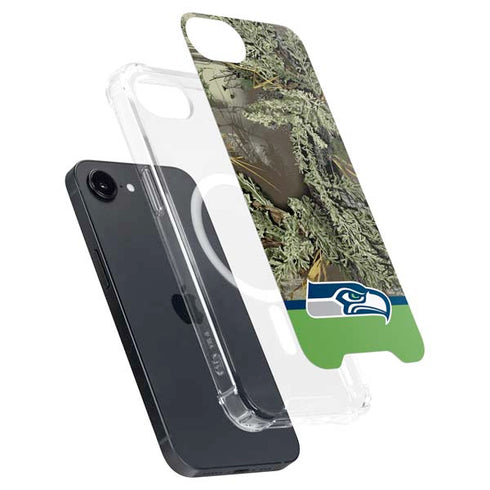 NFL Realtree Camo Seattle Seahawks iPhone 16e MagSafe Case