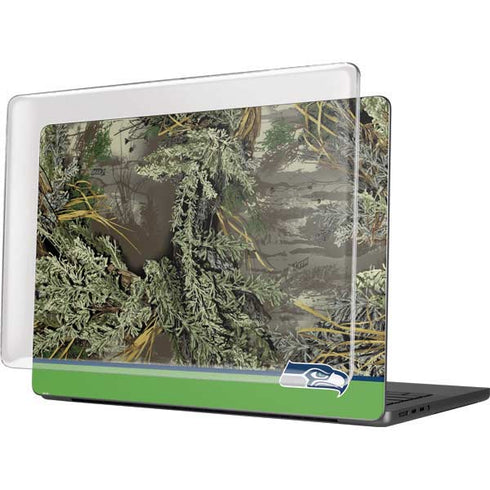 NFL Realtree Camo Seattle Seahawks MacBook Pro 14in (2021-24) Case plus Skin