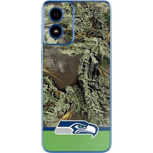 NFL Realtree Camo Seattle Seahawks Moto G Play 4G (2024) Skin