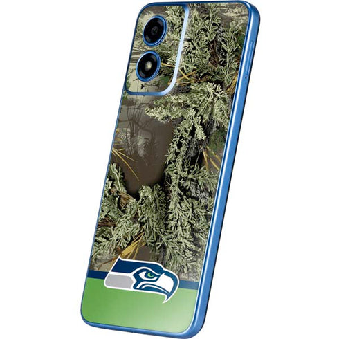 NFL Realtree Camo Seattle Seahawks Moto G Play 4G (2024) Skin