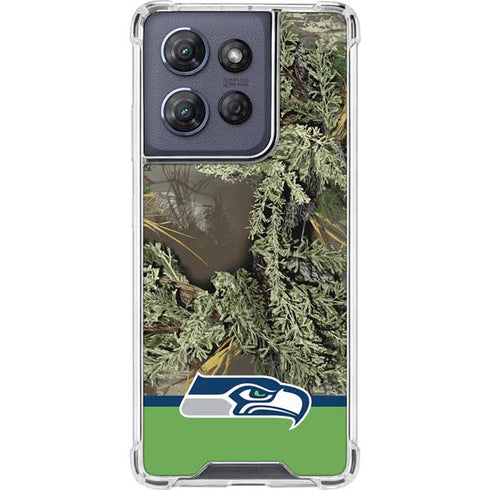 NFL Realtree Camo Seattle Seahawks Moto G Stylus 5G (2025) Clear Case