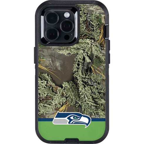 NFL Realtree Camo Seattle Seahawks Otterbox Defender iPhone Skin