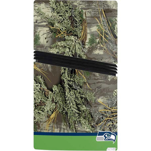 NFL Realtree Camo Seattle Seahawks PS5 Pro Console Skin