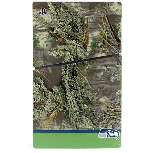 NFL Realtree Camo Seattle Seahawks PS5 Slim Digital Edition Console Skin