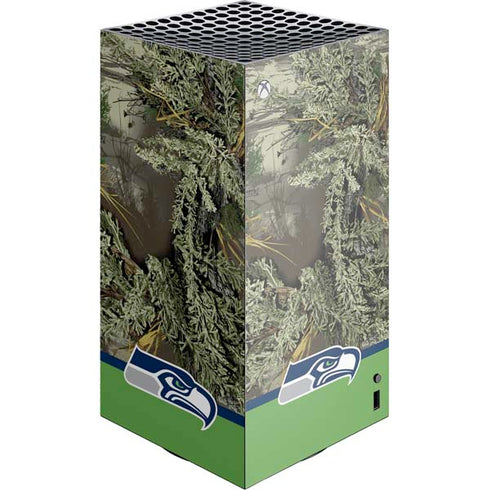 NFL Realtree Camo Seattle Seahawks XBox Series X Digital Edition Console Skin