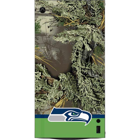 NFL Realtree Camo Seattle Seahawks XBox Series X Digital Edition Console Skin