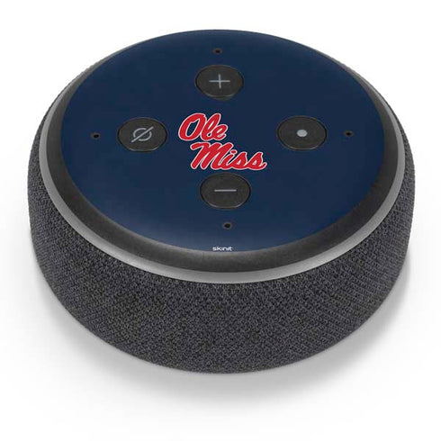 University of Mississippi Rebels Ole Miss Amazon Echo Dot Skin