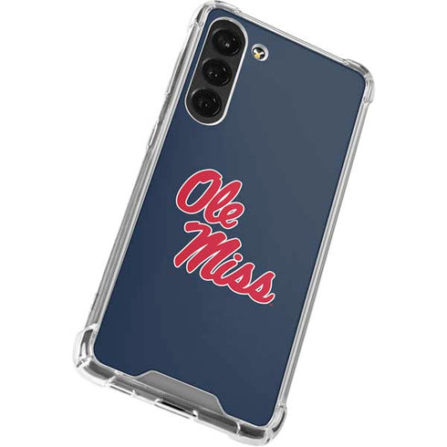 University of Mississippi Rebels Ole Miss Galaxy S24 FE Clear Case