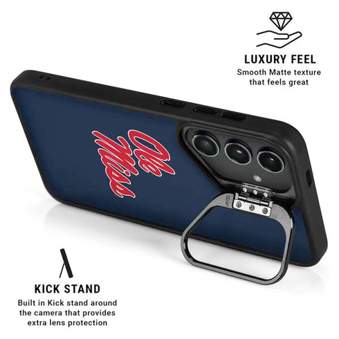 University of Mississippi Rebels Ole Miss Galaxy S25 Ultra Kickstand Case