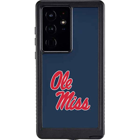 University of Mississippi Rebels Ole Miss Galaxy S24 Ultra Waterproof Case