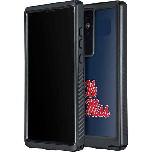 University of Mississippi Rebels Ole Miss Galaxy S24 Ultra Waterproof Case