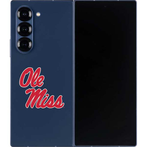 University of Mississippi Rebels Ole Miss Galaxy Z Fold6 Skin
