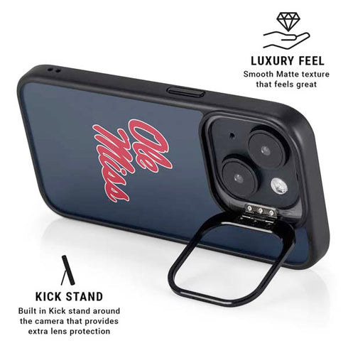 University of Mississippi Rebels Ole Miss iPhone 13 Kickstand Case