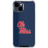 University of Mississippi Rebels Ole Miss iPhone 15 Clear Case