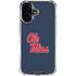 University of Mississippi Rebels Ole Miss iPhone 16 Clear Case