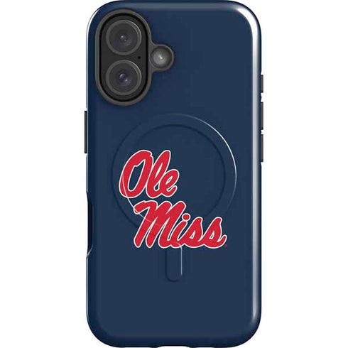 University of Mississippi Rebels Ole Miss iPhone 16 Plus Magsafe Impact Case