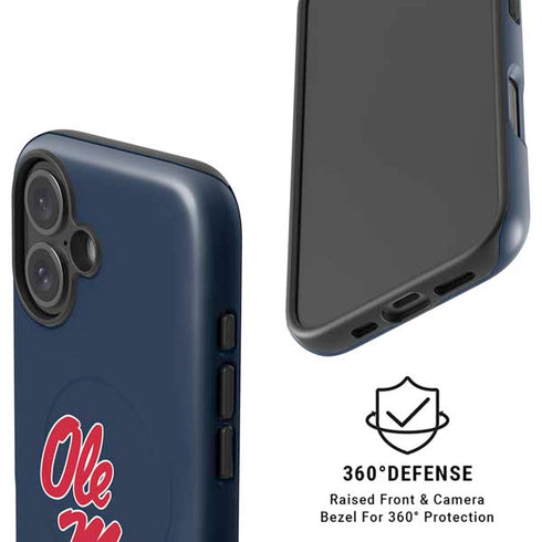 University of Mississippi Rebels Ole Miss iPhone 16 Plus Magsafe Impact Case