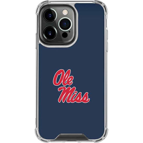 University of Mississippi Rebels Ole Miss iPhone 16 Pro Clear Case