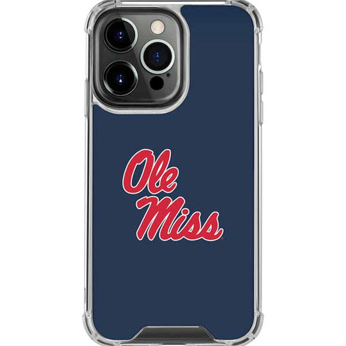 University of Mississippi Rebels Ole Miss iPhone 16 Pro Max Clear Case