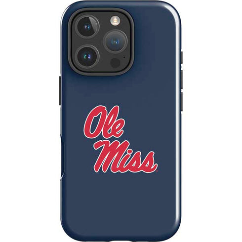 University of Mississippi Rebels Ole Miss iPhone 16 Pro Max Impact Case