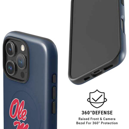 University of Mississippi Rebels Ole Miss iPhone 16 Pro Max Magsafe Impact Case
