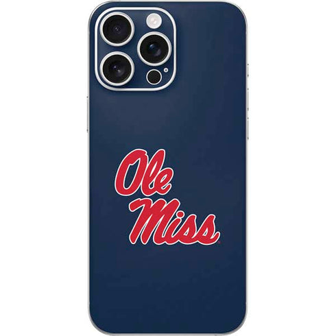 University of Mississippi Rebels Ole Miss iPhone 16 Pro Max Skin