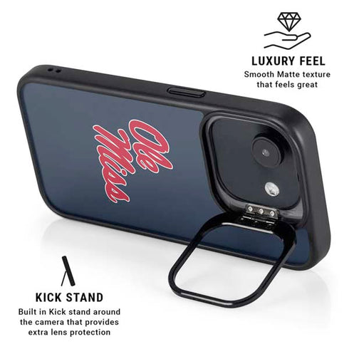 University of Mississippi Rebels Ole Miss iPhone 16e Kickstand Case