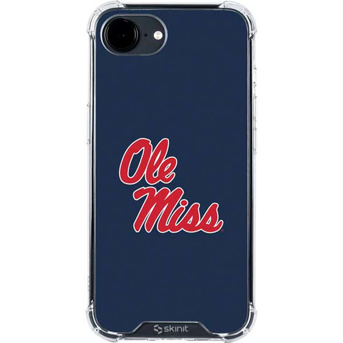 University of Mississippi Rebels Ole Miss iPhone 16e Clear Case