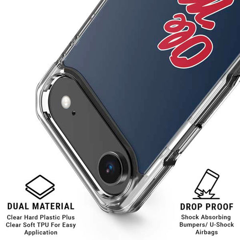 University of Mississippi Rebels Ole Miss iPhone 17 Air Clear Case