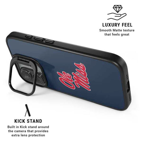 University of Mississippi Rebels Ole Miss iPhone 17 Kickstand Case