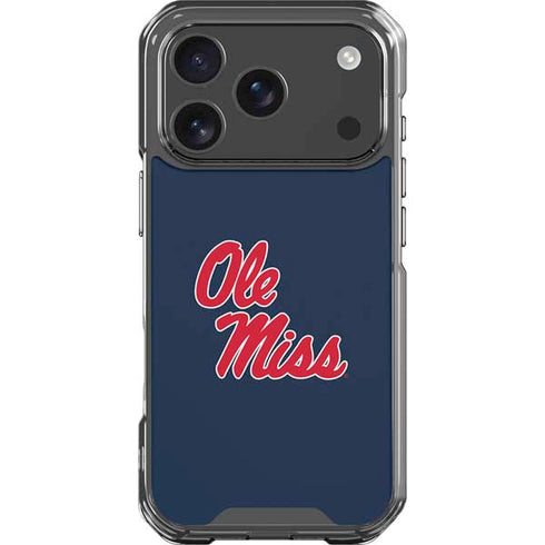 University of Mississippi Rebels Ole Miss iPhone 17 Pro Clear Case