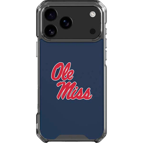 University of Mississippi Rebels Ole Miss iPhone 17 Pro Max Clear Case