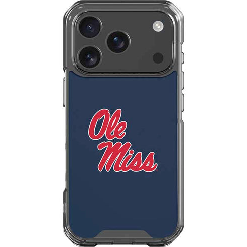University of Mississippi Rebels Ole Miss iPhone 18 Pro Clear Case