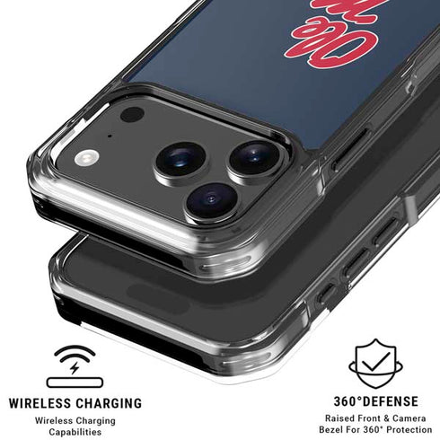 University of Mississippi Rebels Ole Miss iPhone 18 Pro Clear Case