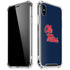 University of Mississippi Rebels Ole Miss iPhone X/XS Clear Case