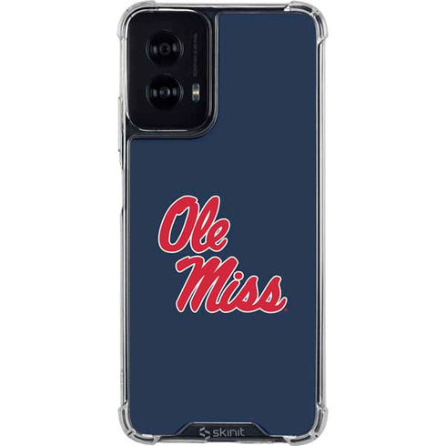University of Mississippi Rebels Ole Miss Moto G Power 5G (2024) Clear Case