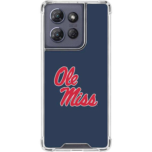 University of Mississippi Rebels Ole Miss Moto G Power 5G (2025) Clear Case