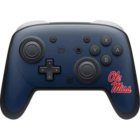 University of Mississippi Rebels Ole Miss Nintendo Switch 2 (2025) Pro Controller Skin