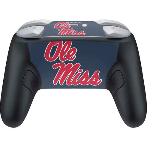 University of Mississippi Rebels Ole Miss Nintendo Switch 2 (2025) Pro Controller Skin