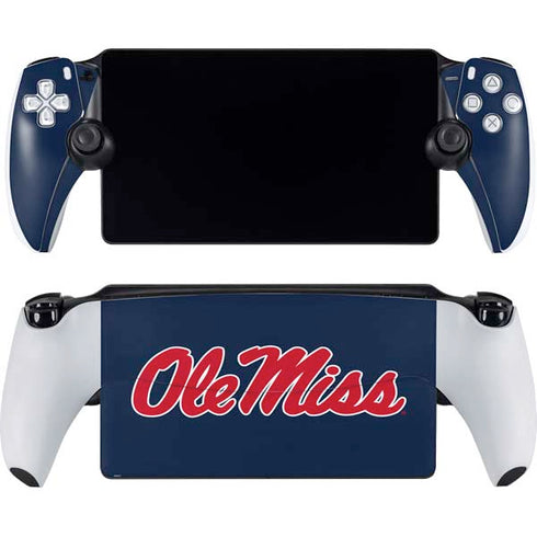 University of Mississippi Rebels Ole Miss PlayStation Portal Remote Player Skin