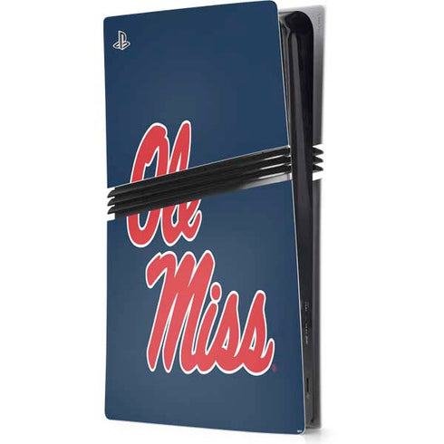University of Mississippi Rebels Ole Miss PS5 Pro Console Skin