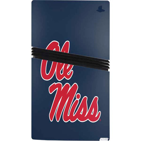 University of Mississippi Rebels Ole Miss PS5 Pro Console Skin