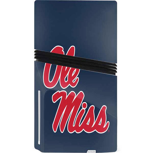 University of Mississippi Rebels Ole Miss PS5 Pro Disk Bundle Skin