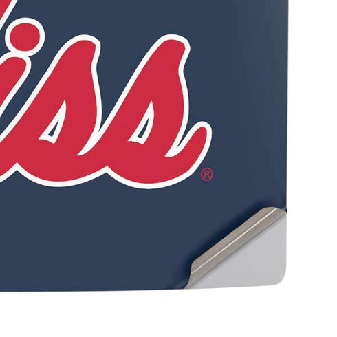 University of Mississippi Rebels Ole Miss PS5 Pro Disk Console Skin