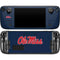 University of Mississippi Rebels Ole Miss Steam Deck Handheld Gaming Computer OLED Skin
